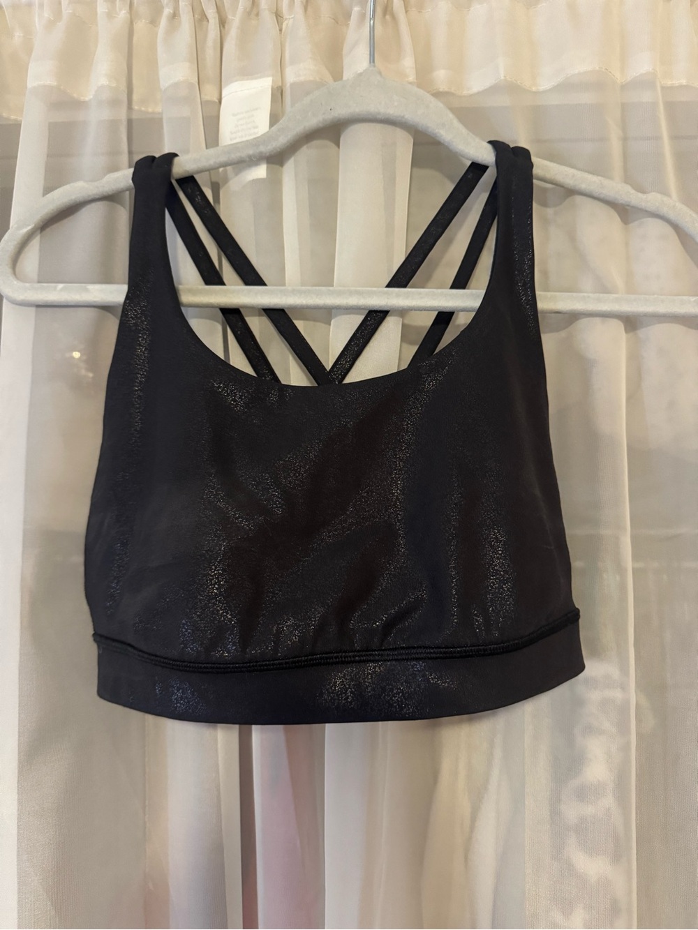 lululemon athletica Black Strappy Sports Bra
